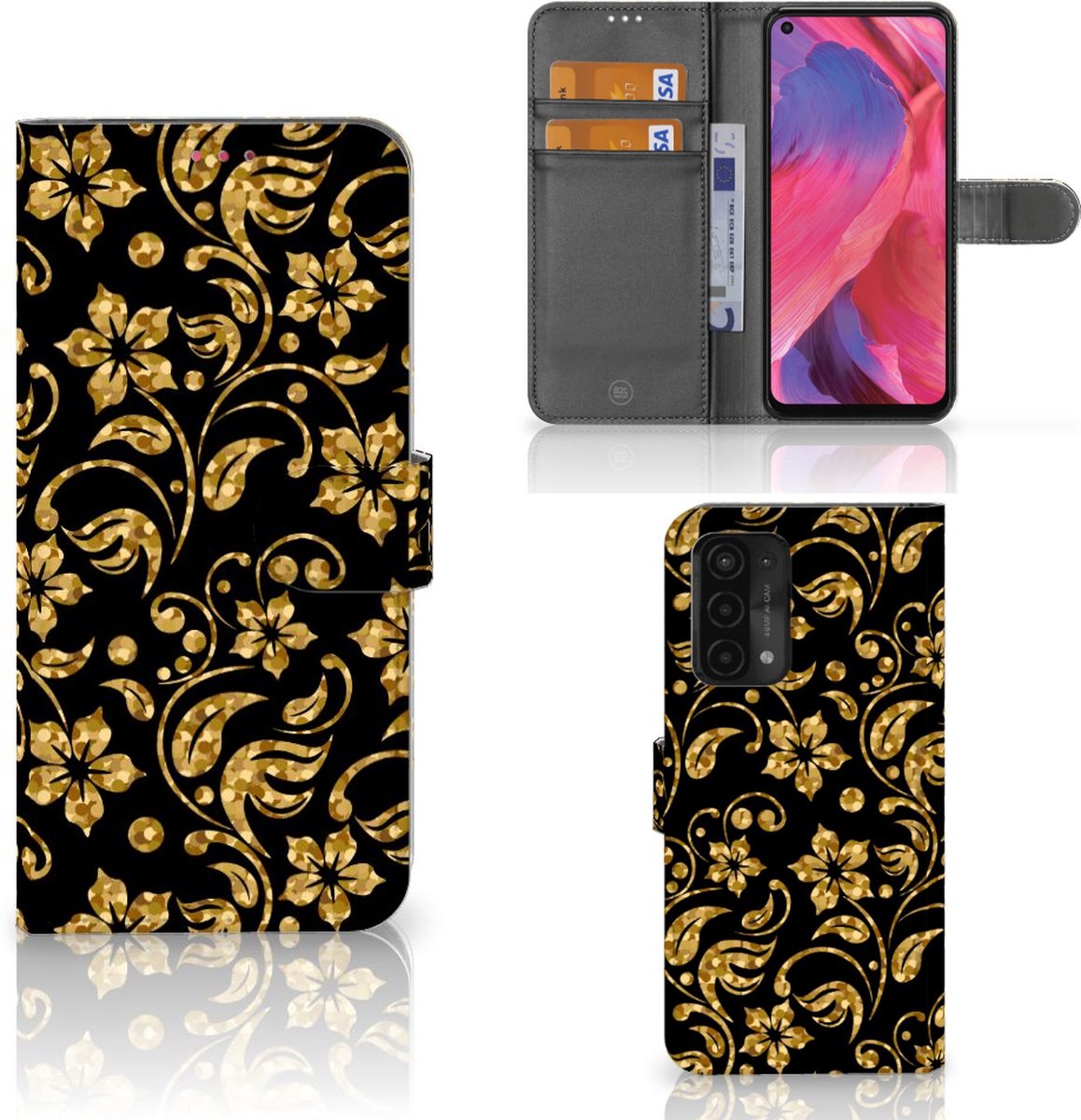 Étui Livre Pour Oppo A54 5G / A74 5G - Similicuir, Rabat Magnétique - Marque Betterfon