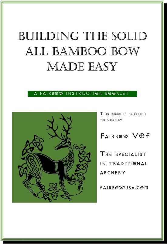 Foto: Boekje all bamboo bow made easy in english 