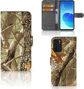 Beschermhoesje OPPO Reno6 5G Wallet Book Case Wildernis