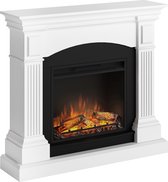 Segenn's Ontario elektrische haard - Thermostaat - sfeerhaard - met 23inch Powerflame - Elektrische Vuur - 28 x 113,7 x 102 cm