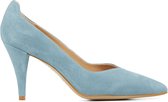 Unisa Pumps / Stiletto Dames / Damesschoenen - Suède    -  hoogte 8 cm - Tatum - Jeans - Maat 37