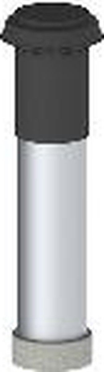 Burgerhout 40.048.06.00 - geisoleerde ventilatiedakdoorvoer- Ø160mm - lengte 1000mm - zwart (RAL9005)