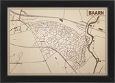 Decoratief Beeld - Houten Van Baarn - Hout - Bekroned - Bruin - 21 X 30 Cm