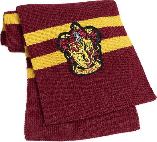 FUNIDELIA Harry Potter Gryffindor Sjaal voor volwassenen - Rood