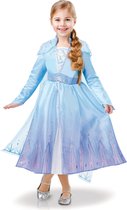 Rubie's Verkleedjurk Elsa Frozen Ii Blauw 2-delig Mt 128