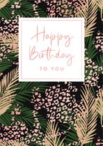 Kaart - Gold Rush - Happy birthday to you - GLD036