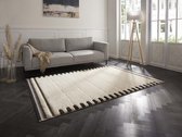 Designer vloerkleed 3D Cassidy - crème/zwart 200x290 cm