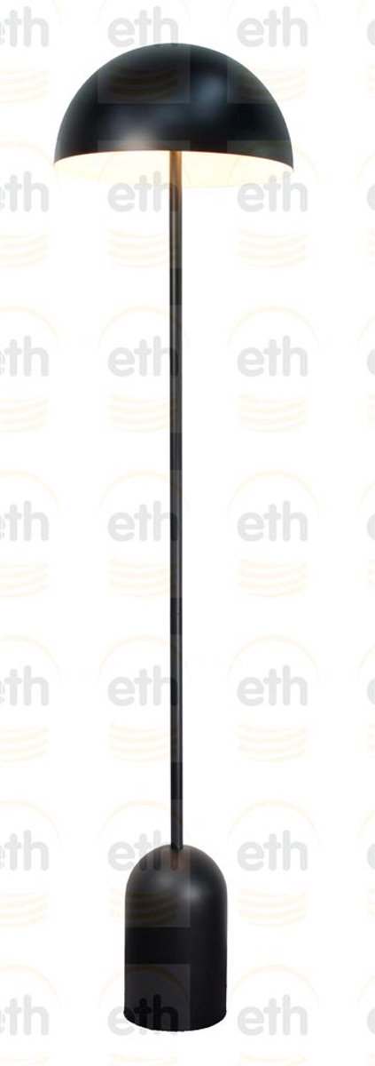 ETH Vloerlamp Bobby Metaal | Mat Zwart