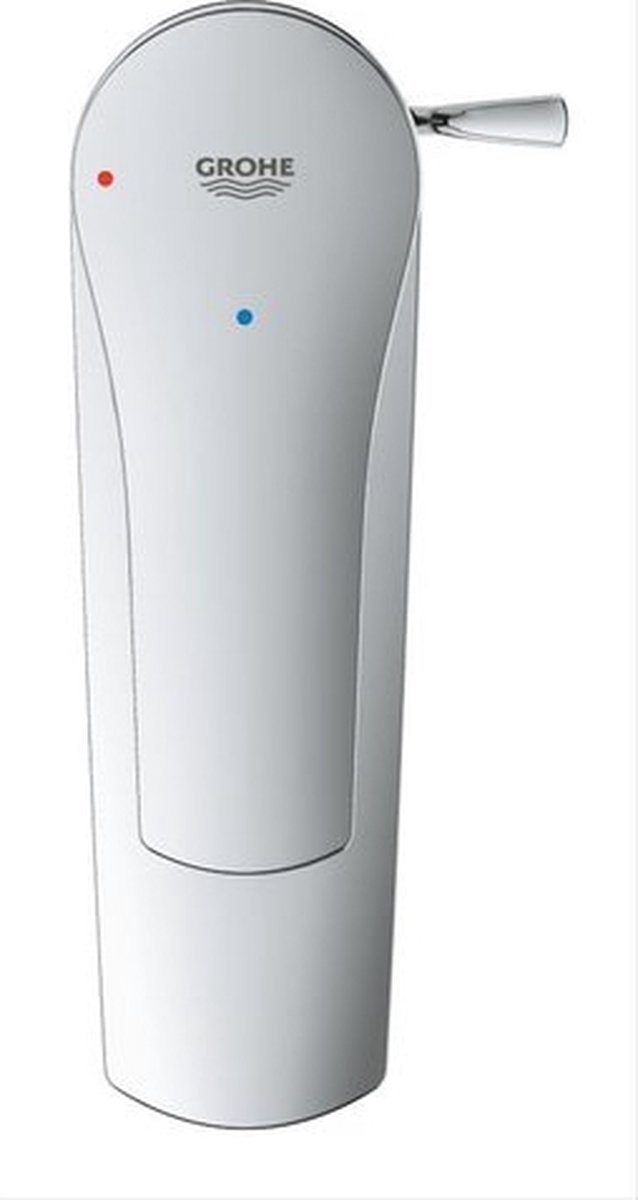 GROHE Eurosmart waterbesparende wastafelkraan s-size met trekwaste chroom