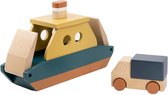 Sebra speelgoed veerboot met vrachtwagen