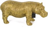 Beeld nijlpaard goud