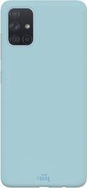 xoxo Wildhearts siliconen hoesje geschikt voor Samsung Galaxy A71 - Blauw gekleurd hoesje - Pantone kleur - Backcover - verkrijgbaar in verschillende kleuren - Blauw