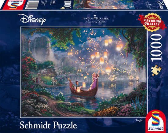 Gloed naam Teleurstelling Schmidt Puzzel Disney Rapunzel - 1000 stukjes | bol.com