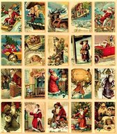 Boekje met 100 velletjes hobbypapier - Christmas Wish - Kerstpapier voor oa. bulletjournal, scrapbooking en het maken van kerstkaarten