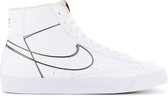 Nike Blazer Mid 77 - Heren Sneakers Sport Casual Schoenen  Wit DH4099-100 - Maat EU 48.5 US 14