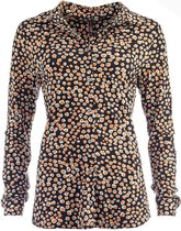 NED Blouse Milaras Ls Coffee Mint Dot 21w2 Av033 01 621 Caramel Cafe Dames Maat - M