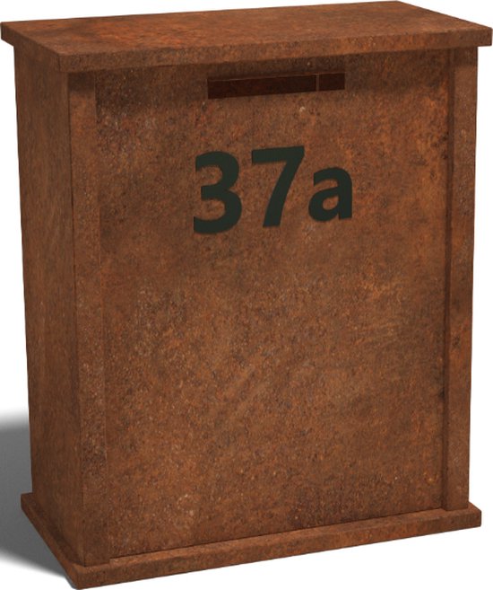 Aanzienlijk Het koud krijgen rok Cortenstaal brievenbus Arizona Type L - L84 x B44 x H100 cm | bol.com