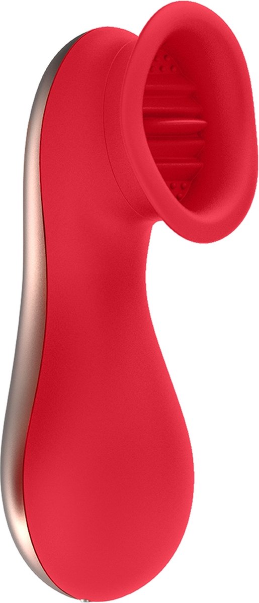 Goedkoopste Elegance Dreamy Oplaadbare Clitoris Stimulator - Rood