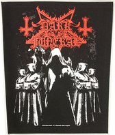 Dark Funeral Shadow Monks Motief Grote Rugpatch Zwart/Wit/Rood- Officiële Merchandise