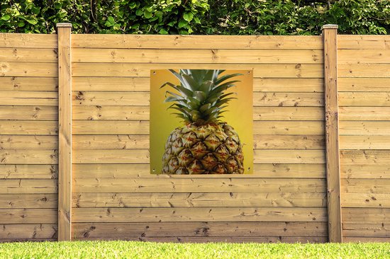 Serviette de jardin Ananas - Fruit - Jaune - 100x100 cm