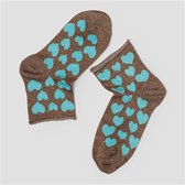 Socks Dark Gold Heart  - LAST ITEMS IN STOCK