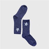 Socks Blue Silver Star - LAST ITEMS IN STOCK