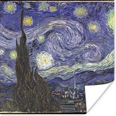 Poster Sterrennacht - Vincent van Gogh - 50x50 cm