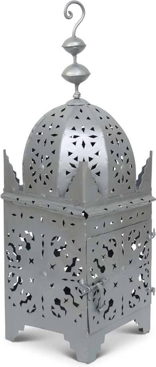 Safaary - Marokkaanse Lantaarn Zilver Large Arub