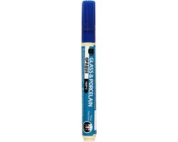 Foto: Creotime verfstift glas porselein blauw