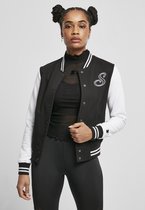 Starter College jacket -M- Sweat Zwart/Wit