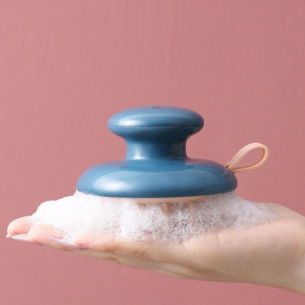 Siliconen Body Scrubber En Haar Shampoo Borstel, 2 In 1 Upgrade Hoofdhuid Massager Exfolierende Borstel Voor Huid En Hoofdhuid Verzorging Siliconen Loofah Met Zachte M
