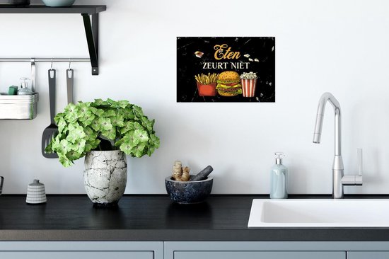 Affiche Nourriture - Sauce - Texte - 30x20 cm