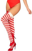 Kissmas Gestreepte Kerst Kousen