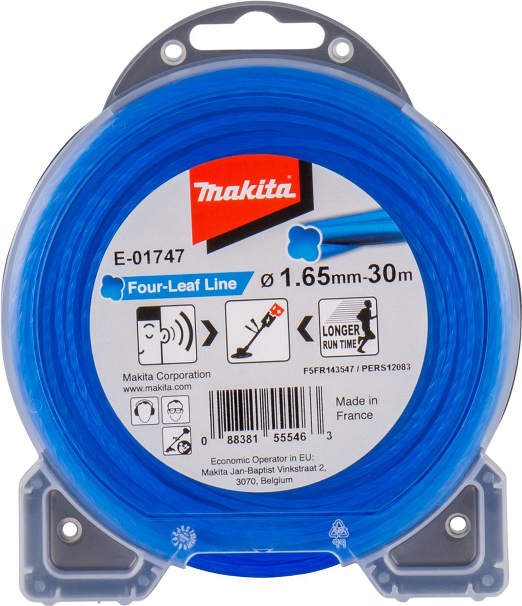Makita E-01747 Maaidraad 1,65x30 Meter Blauw