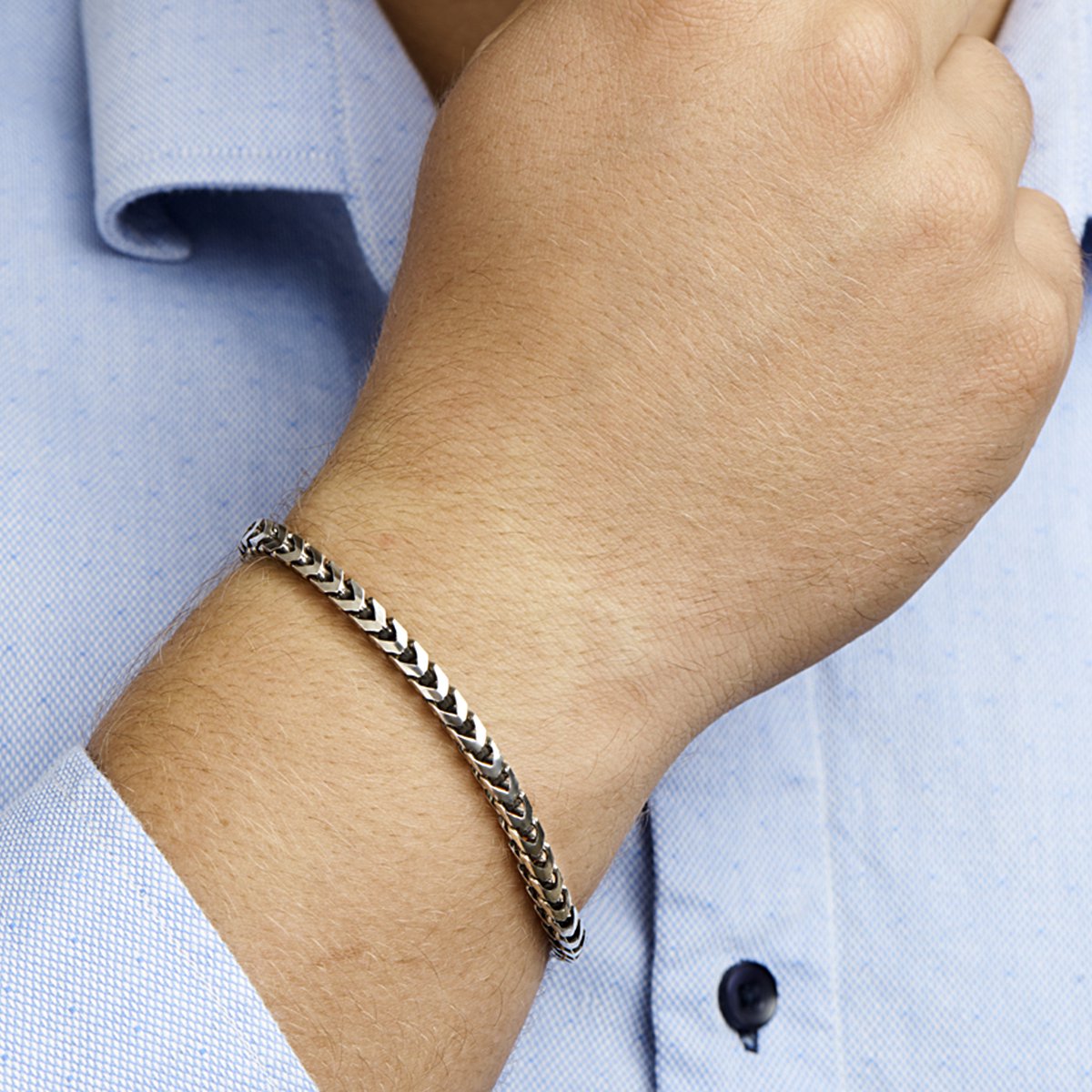 Armband Oxi Gourmette 4,6 Mm