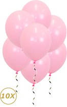 Ballons à l'hélium rose sexe Reveal embellissement Fête embellissement Ballon Shower de Bébé Décoration de naissance rose - lot de 10