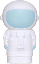 spaarpot Astronaut 16,5 cm PVC wit