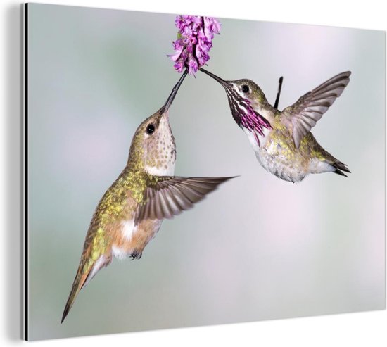 ESTART Metalen vogels, metalen muurdecoratie met levendige vogels op de tak, wanddecoratie met zwarte bladeren en vogel om op te hangen, wandsculptuur voor huis, balkon, tuin