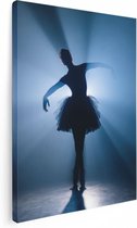 Artaza Toile Peinture Ballerine Silhouette - Ballet - 60x80 - Photo sur Toile - Impression sur Toile