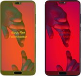 dipos I 3x Beschermfolie 100% compatibel met Huawei P20 Pro Folie I 3D Full Cover screen-protector