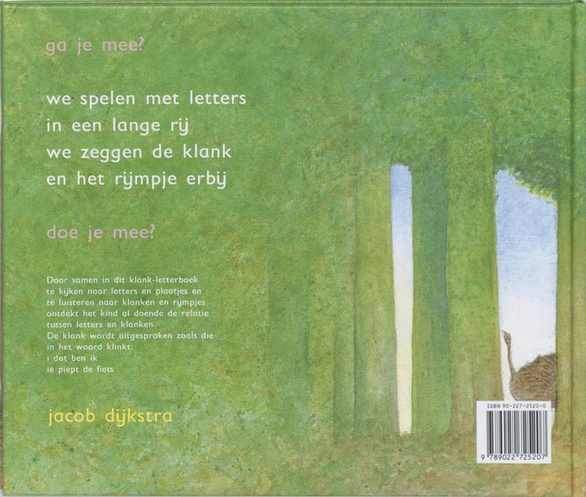 De leesbus  -   Kijk mijn letter - back cover
