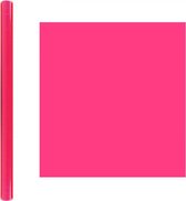 kaftpapier Neon junior 300 x 45 cm folie roze