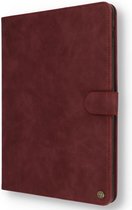 iPad 10.2 2021 (9e génération)/iPad 10.2 (2020)/iPad 10.2 (2019) Bookcase hoesje - CaseMe - Rouge uni - Simili cuir