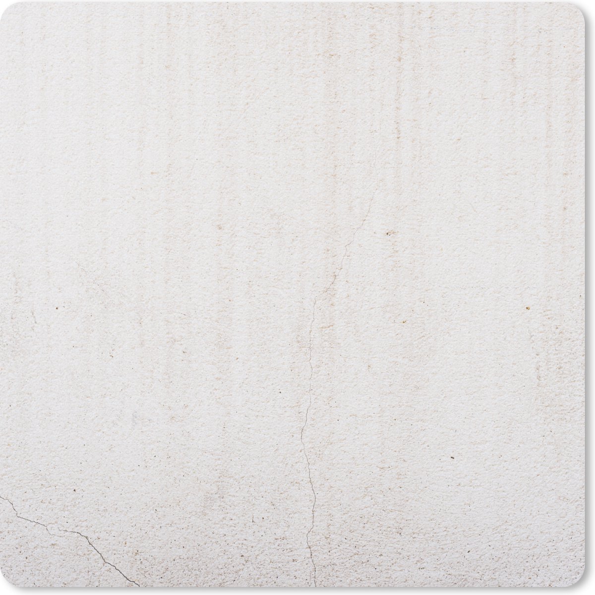 Muismat 30x30 cm - Mousepad Beton - Muur - Wit - Muismatten