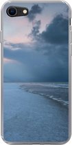 Geschikt voor iPhone SE 2020 hoesje - Noordzee - Storm - Water - Siliconen Telefoonhoesje