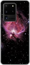 Geschikt voor Samsung Galaxy S20 Ultra hoesje - Sterrenbeeld - Ruimte - Orion - Jongens - Meisjes - Kinderen - Siliconen Telefoonhoesje