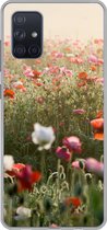 Coque Samsung Galaxy A51 - Coquelicot - Couleurs - Pastel - Coque de téléphone en Siliconen