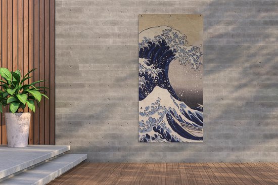 Affiche La Grande Vague de Kanagawa - Katsushika Hokusai - 80x160
