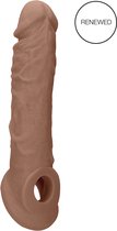 Penis Sleeve 8" - Tan - Realistic Dildos