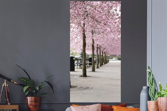 Stickers Stickers muraux - Printemps - Sakura - Arbres - 80x160 cm - Film adhésif